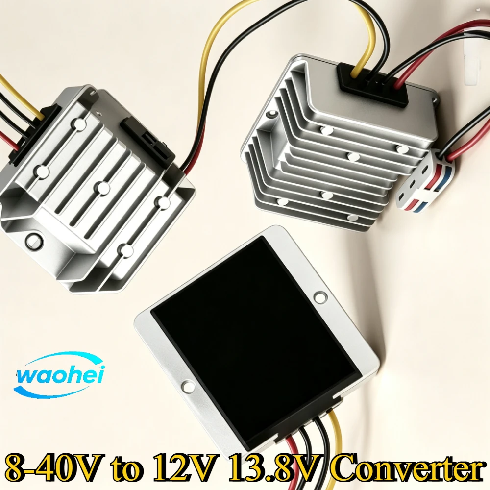 DC 8-40V to 12V 13.8V 3A 5A 6A 10A 15A 20A 25A 30A Power Converter Boost Buck Regulator Supply Module Stabilizer for Car CE ROHS