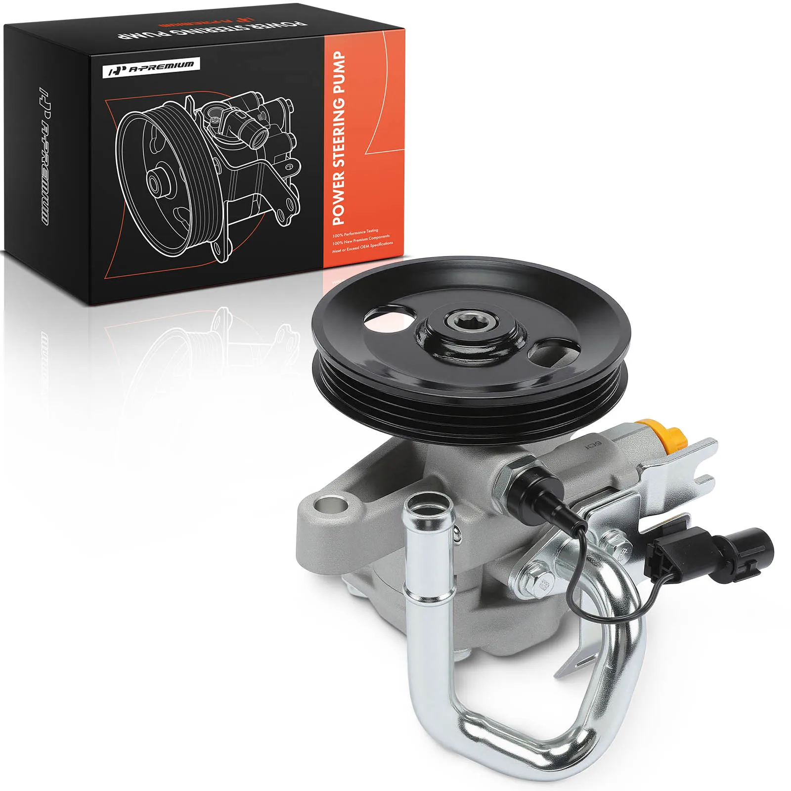 A-Premium Power Steering Pump with Pulley & Harness Sensor for Kia Soul 2010-2011