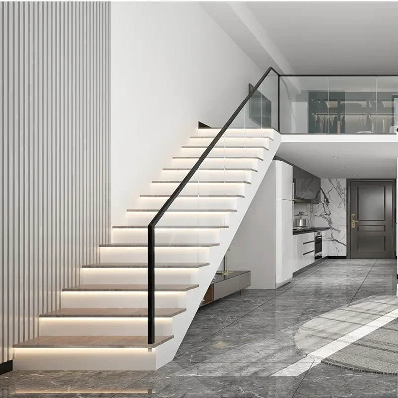 Internet celebrity long step light aisle led intelligent sensor light corridor wiring-free ladder