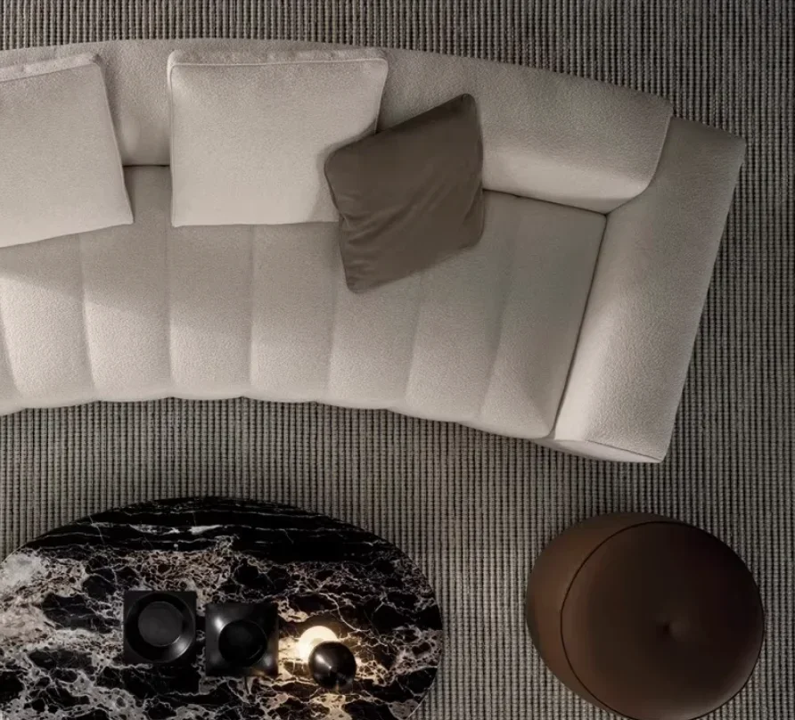American Style Living Room Sofa Set Luxury Furniture with Throne Chairs for Villa and Apartment