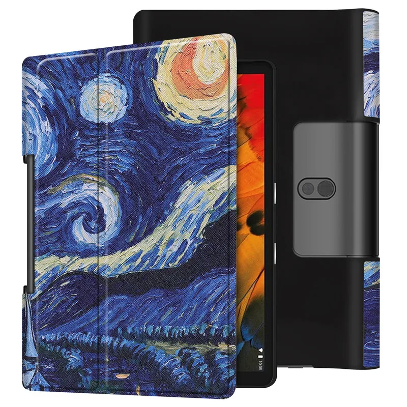 Fmway Cover Custodia per Lenovo Yoga Smart Tab YT-X705F 10.1 Pollice 2019 con Funzione di Stand