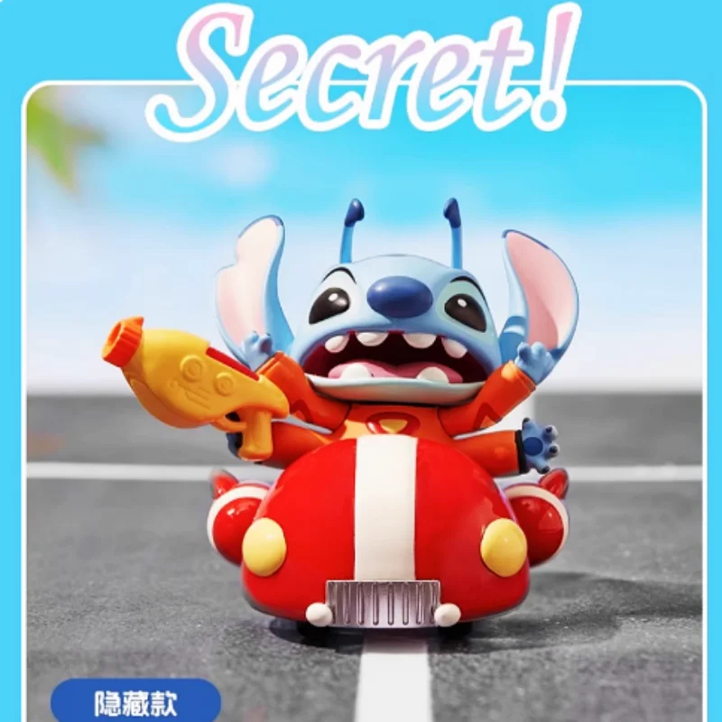 

Original Stitch Lilo Stitch Adventure Series Blind Box Figure Ornament Riding Diary Collection Desktop Decoration Gift