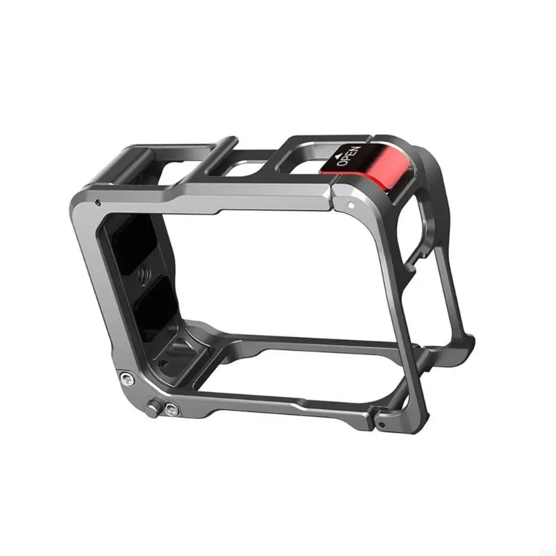 

Quick Access Open Aluminum Housing With AntiVibration Padding And Mount for 2 Camera Protections