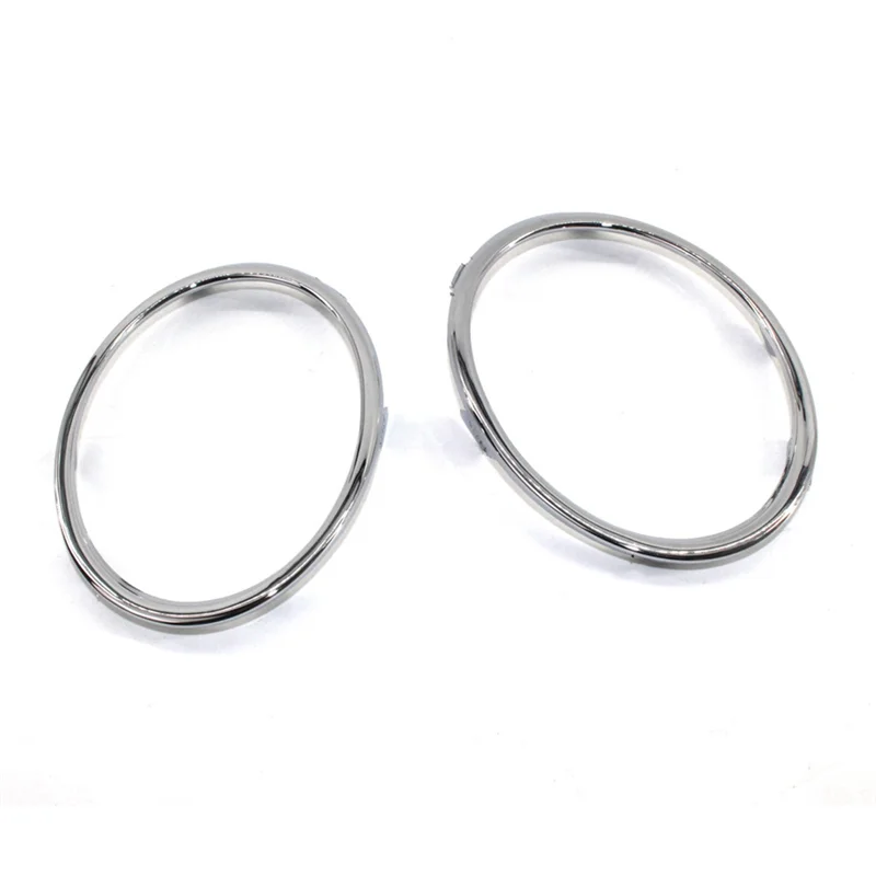 A03Z-Chrome รถด้านหน้าหมอกแหวน Trim สําหรับ A4 B8 2009-2012 อุปกรณ์เสริม