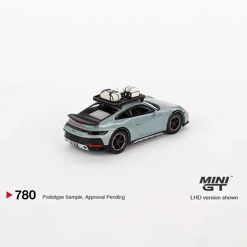 TSM miniGt 1/64 #780 911 Dakar Shade Green Metallic Die-cast Alloy Car Model Collection