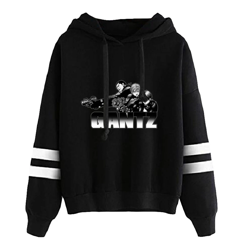 

Gantz Hoodies Unisex Long Sleeve Pullover Hooded Sweatshirts Women Men Streetwear Casual Anime Clothes