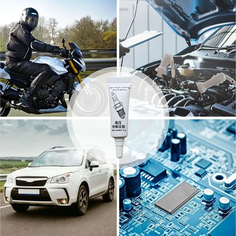 จาระบีซิลิโคนอิเล็กทริก ฉนวนไฟฟ้าแรงสูง จาระบีซิลิโคน น้ํามันหล่อลื่น จาระบีอุณหภูมิสูงแบบพกพาสําหรับขั้วต่อไฟฟ้า