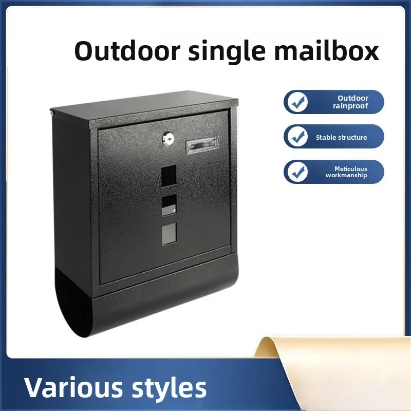 The Large Capacity Design of The Outdoor Rainproof Letter Box Is Suitable for The Villa Courtyard and It Is Super Convenient