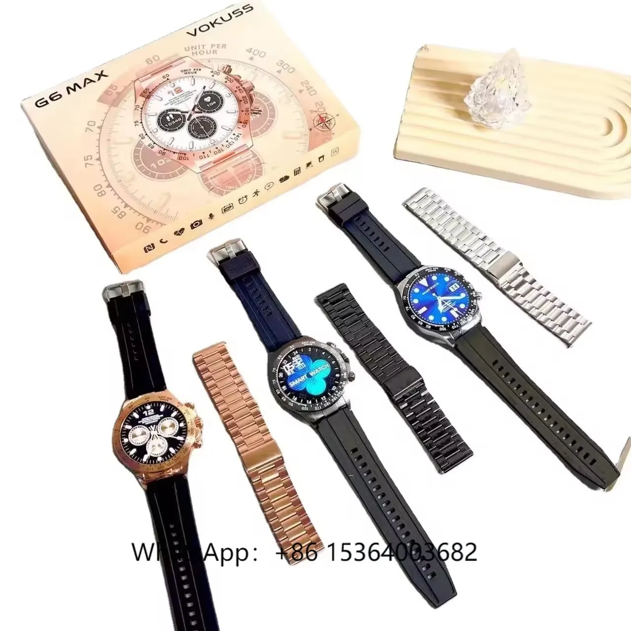 

Wearable Devices Reloj Intelligent Smart Watch G6 MAX with 1.5 Inch Touch Screen Fitness Tracker