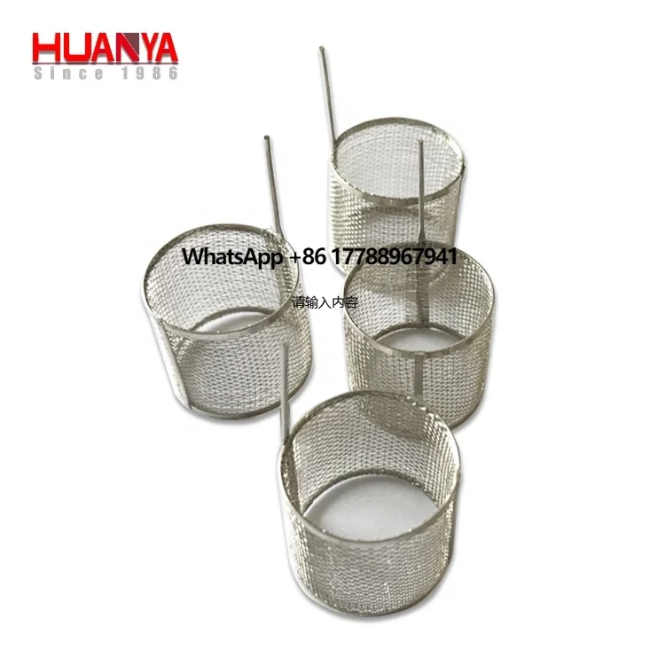 

Copper Content Detection Welding Electrode Cylindrical Platinum Net Electrode / Spiral Platinum Electrode