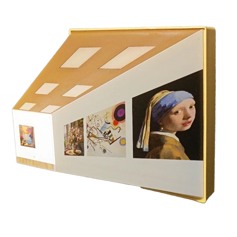 Magical 3D Naked Eye Visual Night Light Wall Lamp Living Room Home Creative High-end Atmosphere Light Sleep