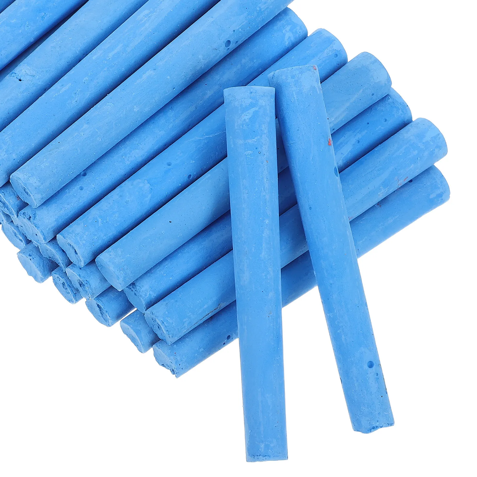 8 Boxes Low Dust Chalk Sticks Blue Bulk Chalkboard Teaching Classroom School Teachers Writing Easy Grip School Supplies Chalk