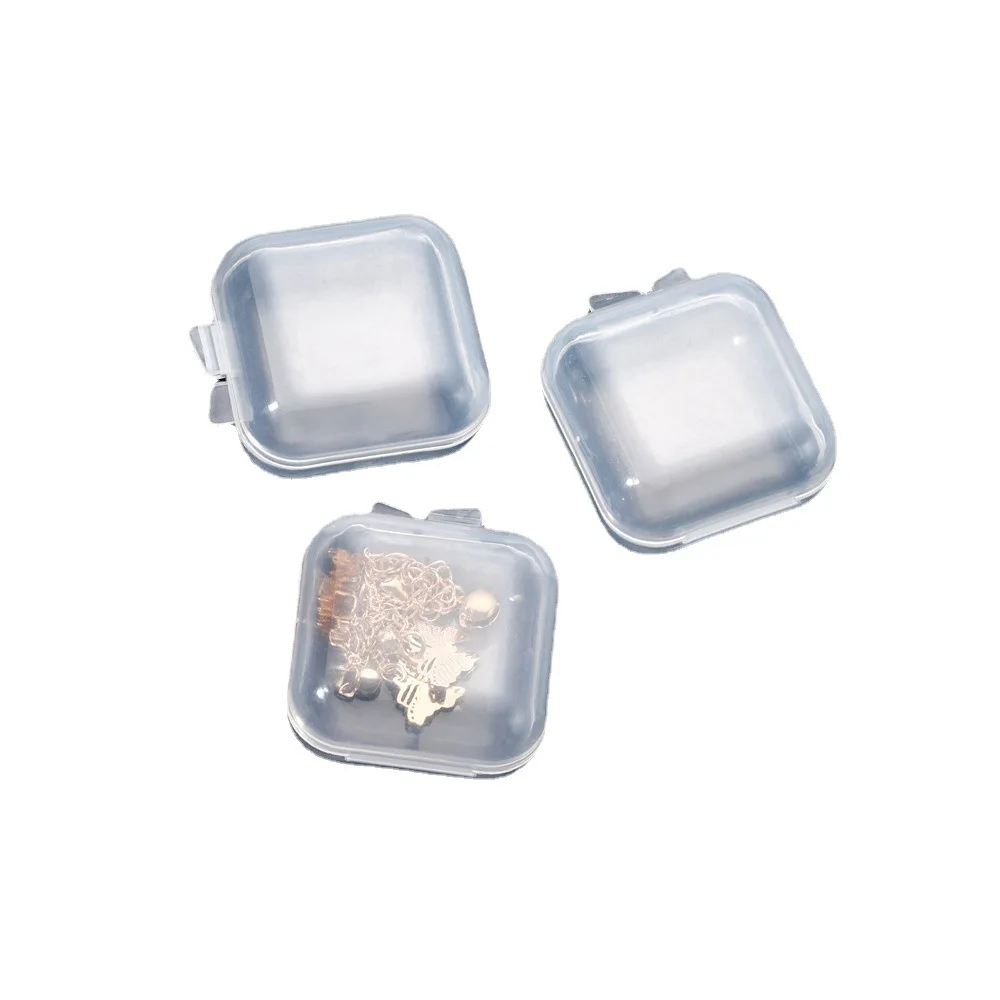 5 PCS High Transparency Plastic box, Diamond Earring Accessories Packaging box, Electronic Device Storage Empty Box Wholesale