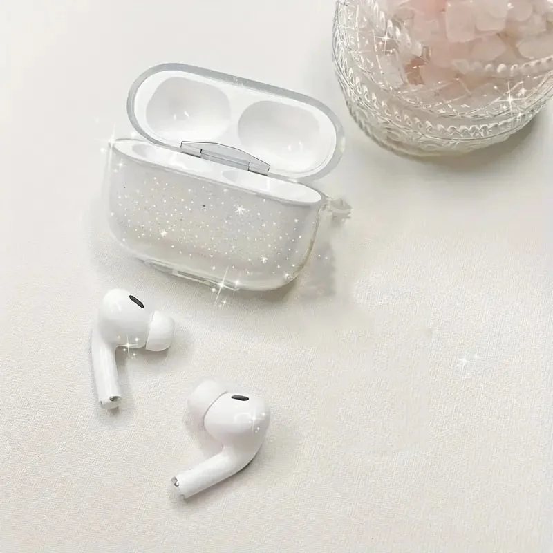 

TPU Silicone Earphone Case For Apple Airpods Pro 2/Pro With Keyring Headphone Protective Case For AirPods 1th 2th 3th Generation