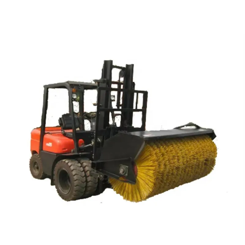 Adjustable Angle Brush Broom Gasoe Powered Snow Sweeper