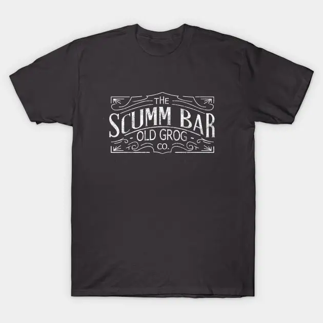 The Scumm Bar T-Shirt Men Women Clothes Oversized Cotton Tees New Fashion Top Tees