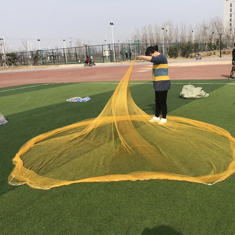 

Factory Wholesale Traditional Style Yellow Multifilament Nylon Polyester PA Fishing Net High Strength Net Sardine Net