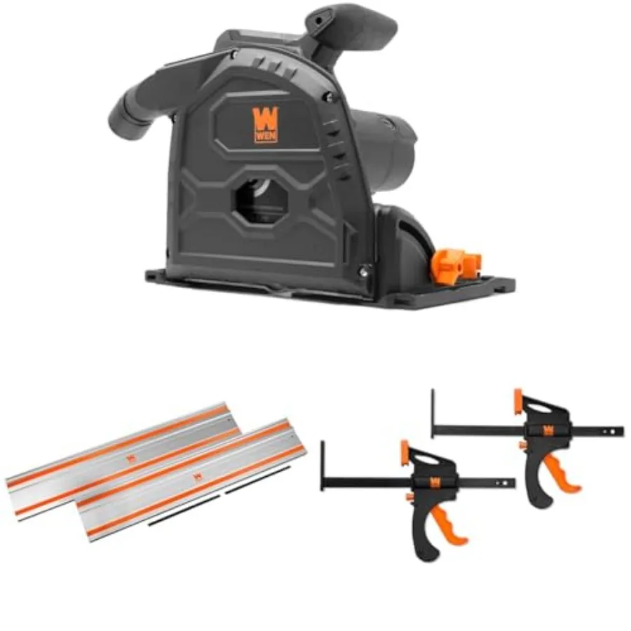 

Циркулярная погружная пила с регулируемой скоростью, 12 А, 7-1/4 дюйма, с направляющей шиной 110 дюймов и зажимами CT1274 C