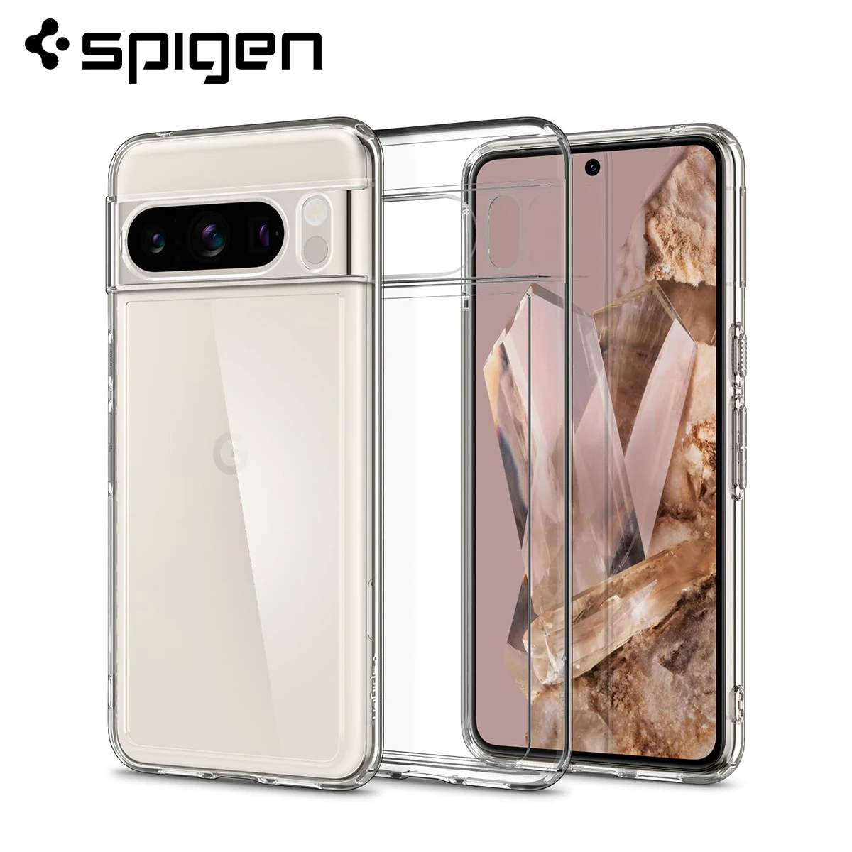 Spigen Ultra Hybrid Crystal Clear Case for Google Pixel 8 Pro / 8 (2023)