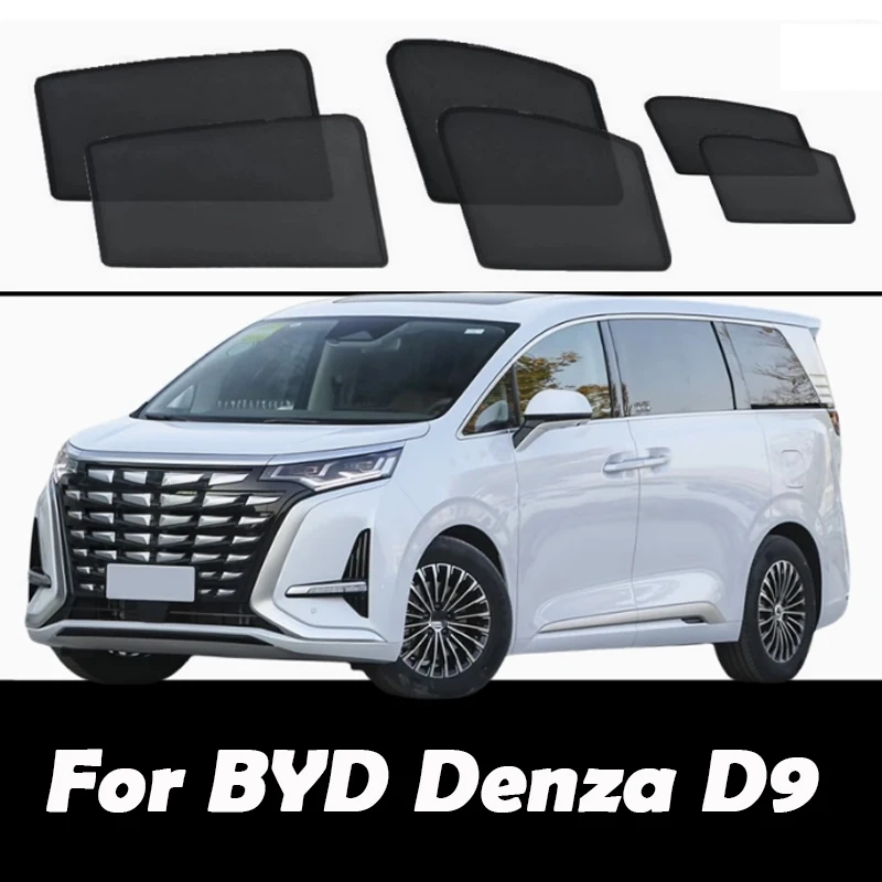 

Для BYD Denza D9 2022-2025 солнцезащитный козырек на окно автомобиля, переднее лобовое стекло, занавеска на заднее боковое окно