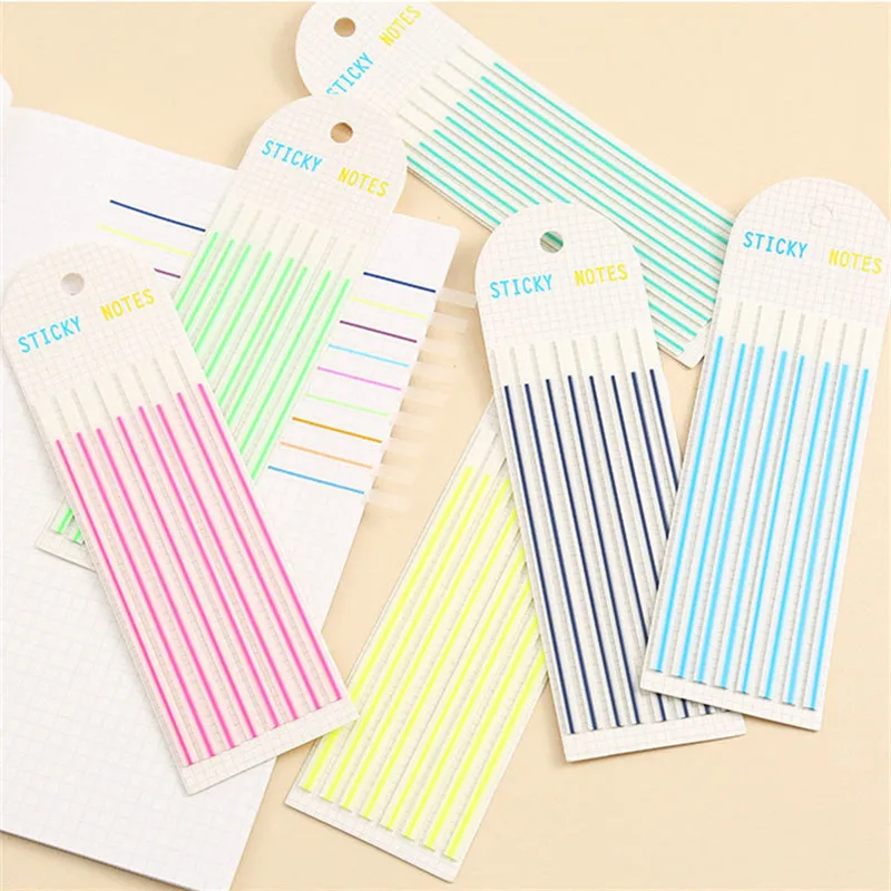 160Pcs Color Post Its Notes Waterproof Transparent Index Tabs Reusable Sticker Office Supplies Fluorescent Notepad Sticky Note