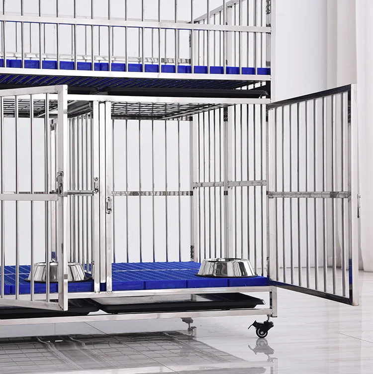 

Клетка для собак из нержавеющей стали, полная квадратная трубка, большая клетка для собак, домашняя смелая складная клетка для собак, кромка выпаса, золотистый ретривер, лабрадор