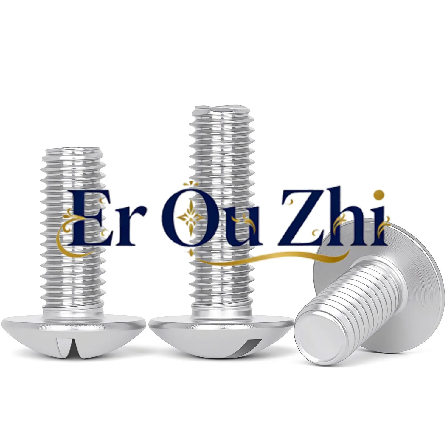 One-word Large Flat Head Screw 304 Stainless Steel Slotted Mushroom Head Machine Tooth Screw