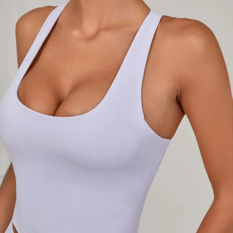 

Women's Yoga Vest Loose and Breathable Beautiful Back Slim Fit Quick Drying Yoga Top Outdoor Fitness and Leisure Vest