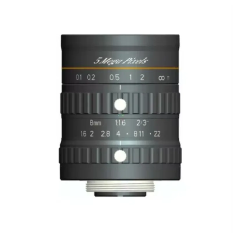 MV-LD-8-3M-A 5MP 8mm C Mount Lens For 2/3