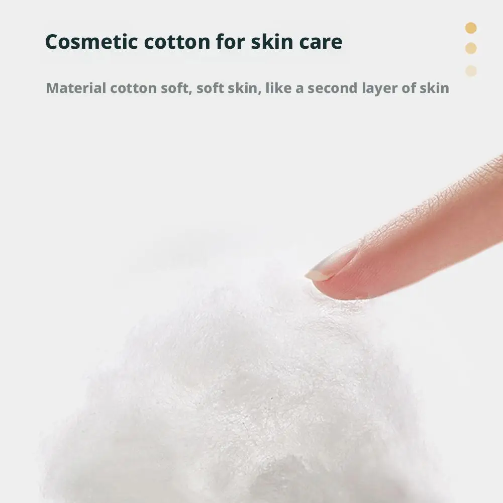 メイクアップコットンとメイク落としパッド顔使い捨て薄型箱入り純粋な湿布特殊タオル厚い