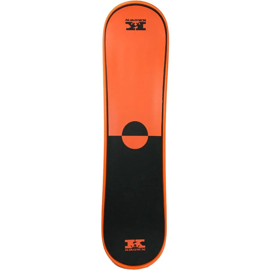 

Snowskate Plastic Polymer Skateboard Style Dual Kick Snowboard with Foam Grip Many Graphics 9" x 35"