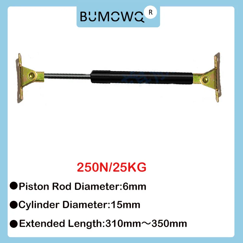 

1PC 310mm-350mm 25kg/250N Universal Strut Bars Furniture Strut Bar Gas Shock Absorber Hydraulic Lift Kitchen Cabinet Hinge