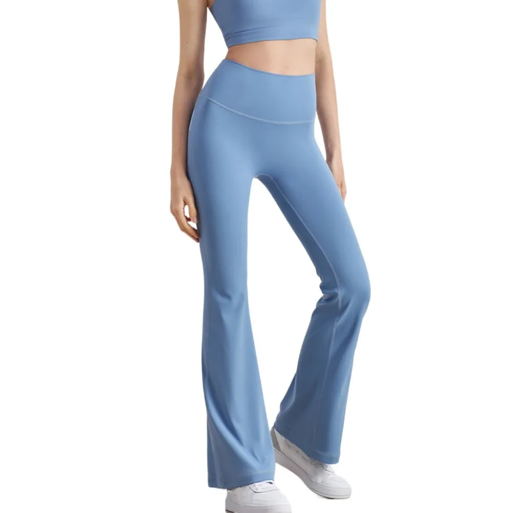

Leggings High Waist Sports Flared Pants Wide Leg Stretchy Yoga Pants Hip Lifting Quick Drying Fitness Pants Yoga