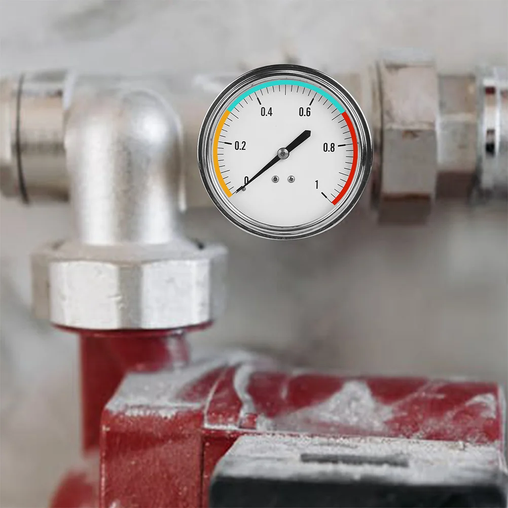 

6 Sheets Adhesive Air Pressure Gauge Indicator Decal Waterproof PVC Sticker Accurate Pressure Range Display Gauge Identification