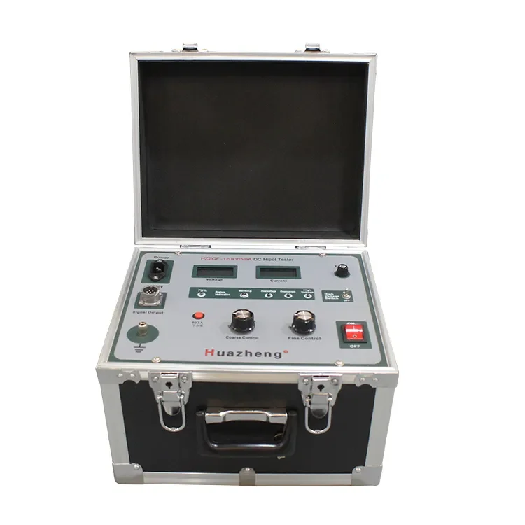 Huazheng 40kV 60 KV 80kV High Voltage Step up Withstand Test Kit Hi Pot Test Set 50 KV Hipot Test DC Portable Tester