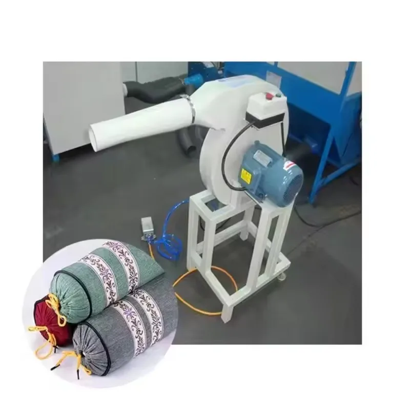T0926 PP Cotton Sponge Filling Machine With Two Heads Doll Pillow Foam Filling Machine Pet Toy Foam Filling Machine