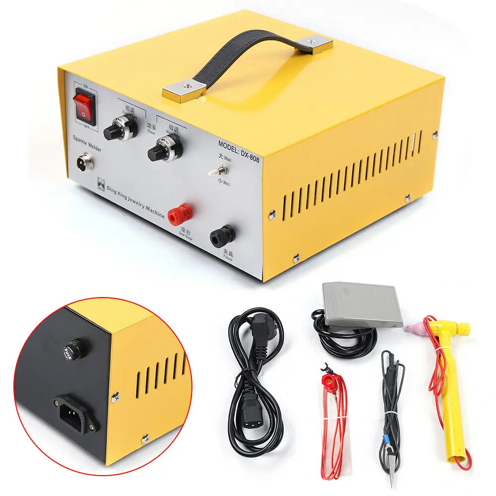 

80a Pulse Sparkle Spot Welder For Gold Silver Platinum Jewelry Spot Welder 400w