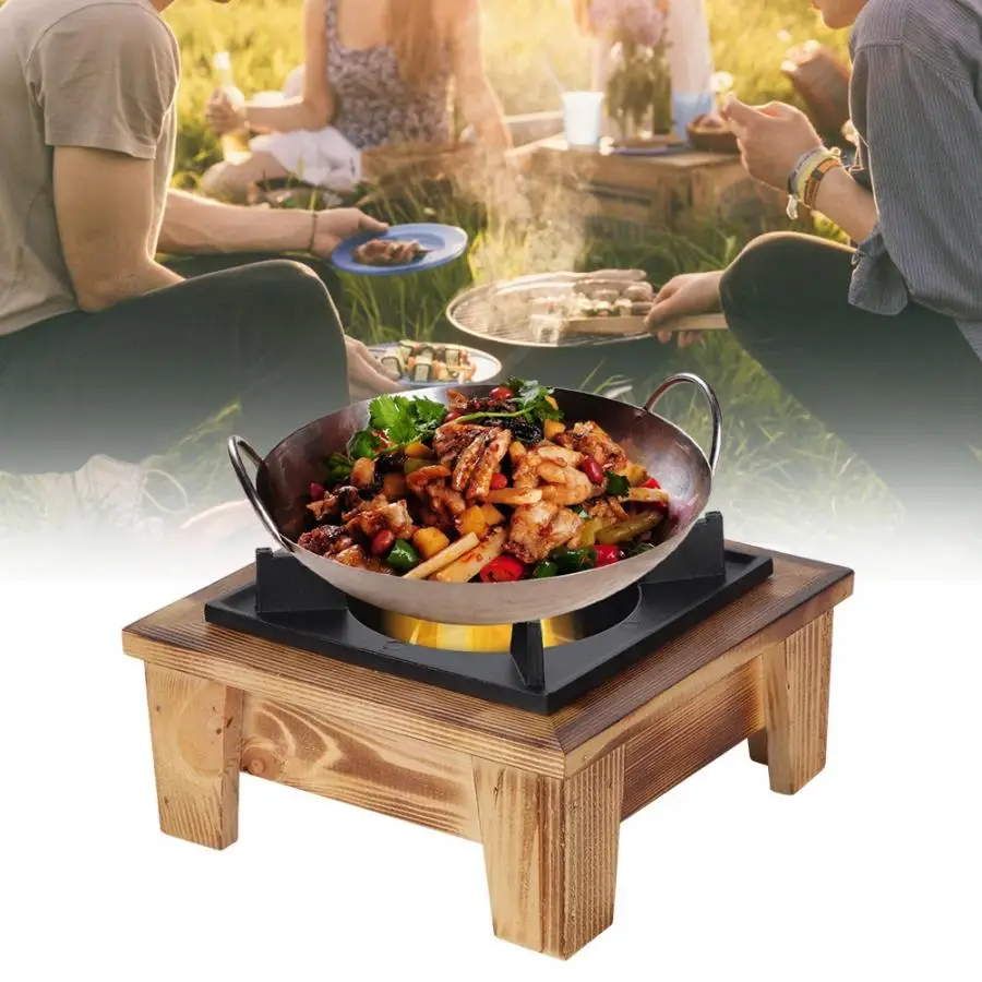 

F2 Portable Barbecue BBQ Alcohol Charcoal Oven Stove Grill Furnace Kitchenware Cooking Utensil for Outdoor Camping Picnic Stove