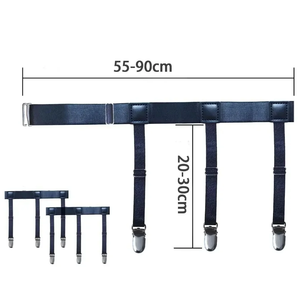 Penyangga Kaus dengan Klip Pengunci Anti-Selip, Tali Pengikat Paha