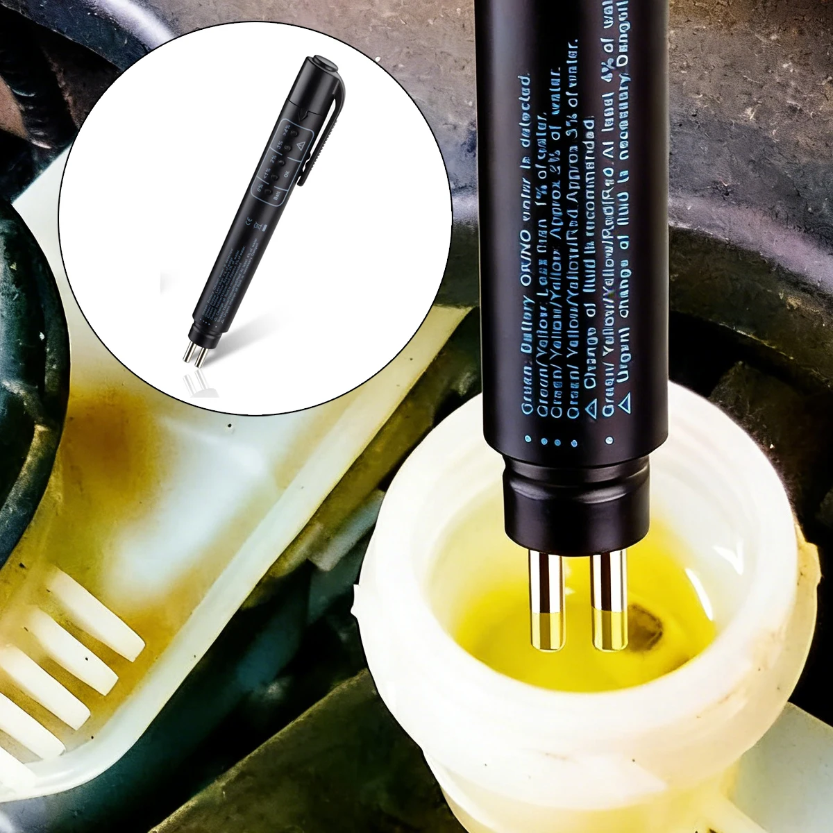 

Brake Fluid Tester High Precision Test Tools Car Maintenance Lift Oil Drain Automotive Accessories Checking Tool Inspection Pen