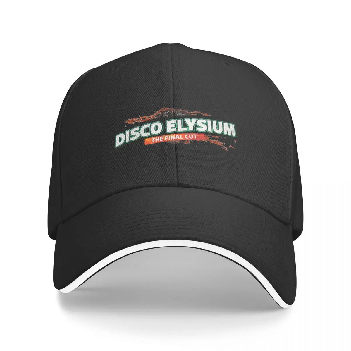 retro letter disco elysium Baseball Cap fashionable Wild Ball Hat New In Hat Girl'S Hats Men's