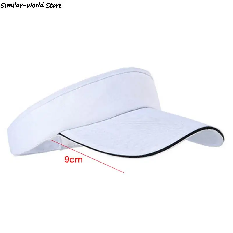 Adjustable Unisex Men Women Plain Sun Visor Sport Golf Tennis Breathable Cap Hat