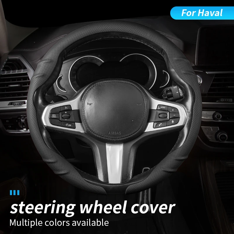 

Высококачественный чехол на руль из кожи наппа для Haval Jolion, H9, HAVAL H7, F7, Jolion Pro, Xiaolong MAX 2-го поколения, H3, H5, F7x, H2