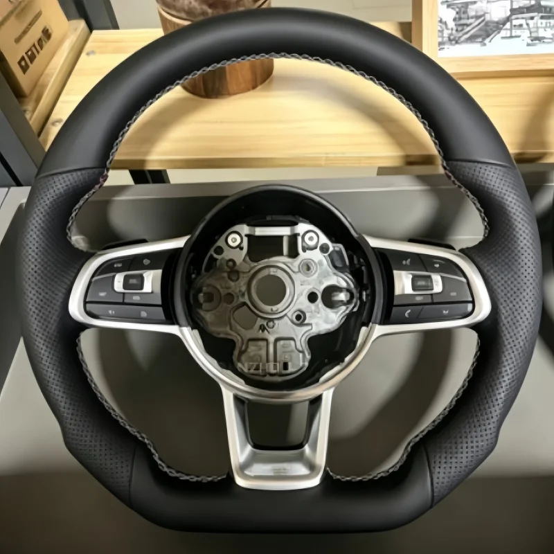

Customized Microfiber Leather Car Steering Wheel Golf5 Golf8 Mk7 Mk5 B6 B7 B8 Accessories Steering Wheel For Volkswagen Passat