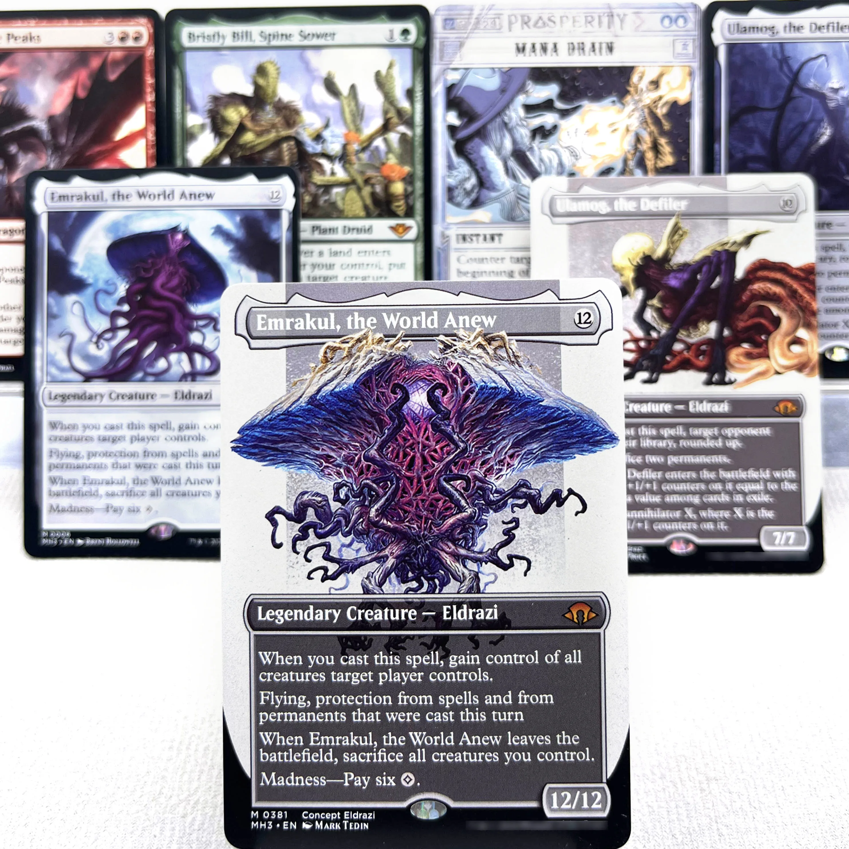 MH3 OTJ OTP HOLO7-Ⅰ04 Tcg cards German Black Core Emrakul, the World Anew Ulamog, the Defiler Bristly Bill, Spine Sower