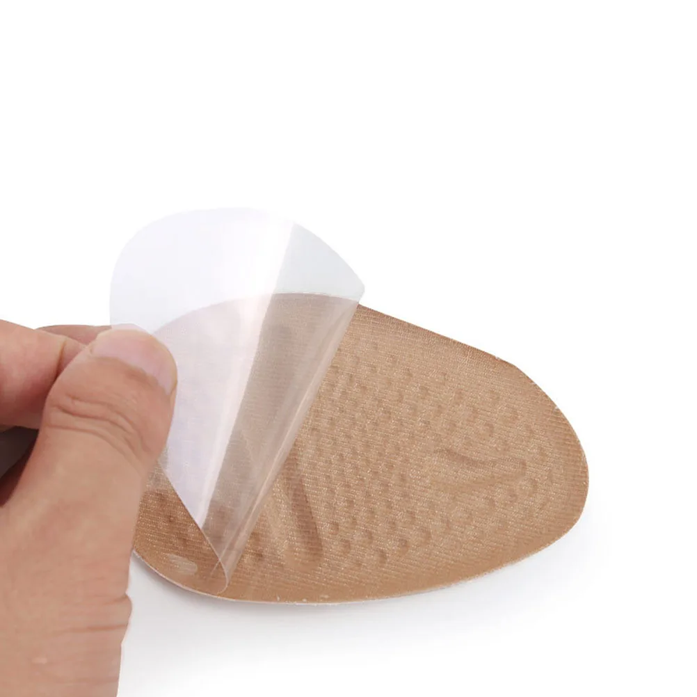 

5Pairs Half Insoles Anti-Slip Gel Foot Cushions for Comfortable Walking -Foot Inserts Reducing Heel Slippage