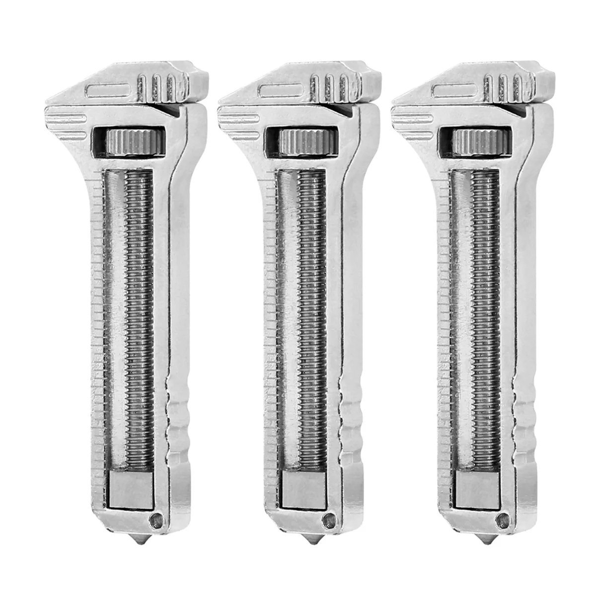 Mini Multitool Wrench,Compact Multitool, Multifunctional Beer Bottle Opener,Mini Spanner for Repairing Camping Hiking-B