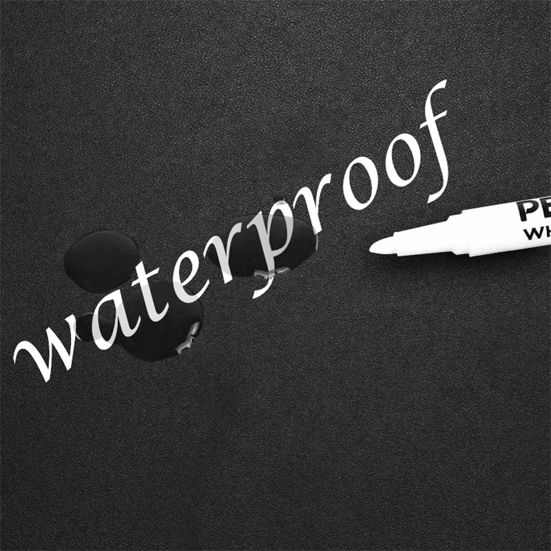 12Pcs Oily White Marker Pen Graffiti Pens Waterproof Permanent Gel Pencil Tire Painting Notebook Tyre Tread Environmental Pen