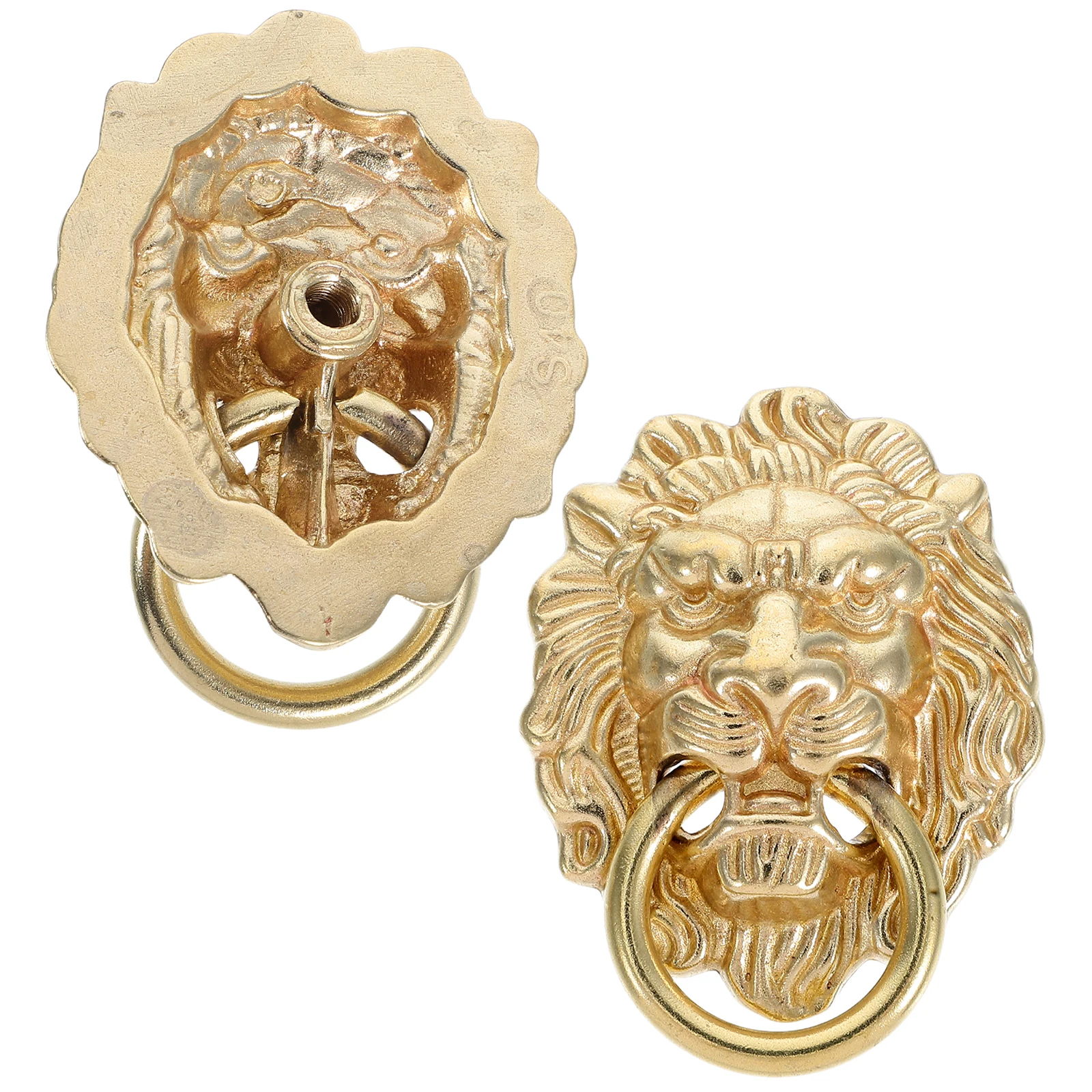 

Brass Handle Lion Head Elegant Decorative Kitchen Cabinet Handles Pull Furniture Hardware