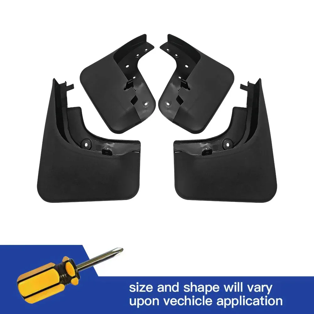 

4Pcs Front & Rear Mud Flaps Splash Guards Mudguards Black For Volkswagen VW Tiguan MK1 2005 2006 2007 2008 2009 2010-2016